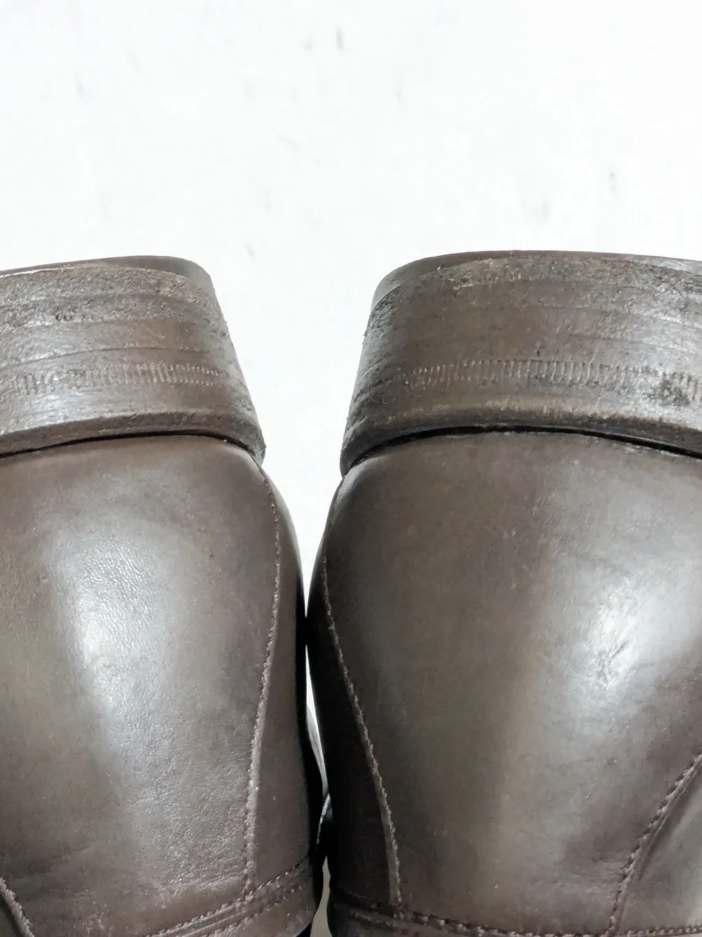 Gucci Brown Leather Horsebit Loafers - Men 9 D Slip Ons